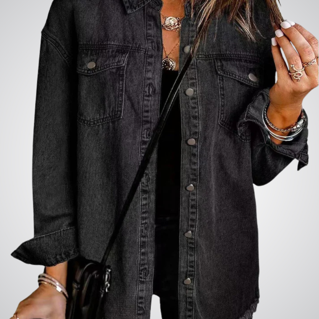 Mathilde™ - Klassinen Farkkutakki Arkikäyttöön