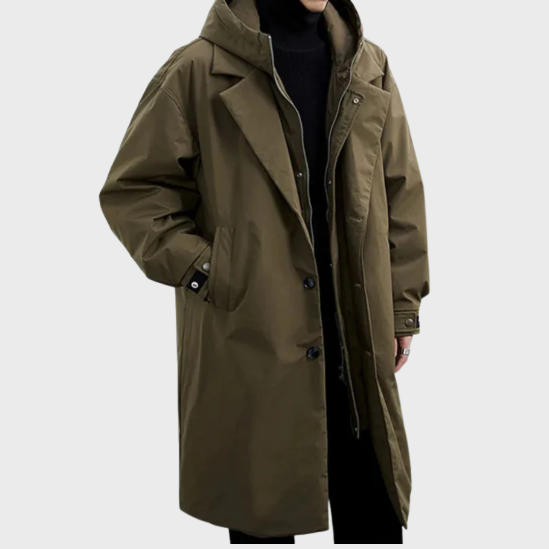 Skyris™ - Tuuli- ja Vedenpitävä Takki Huoodalla