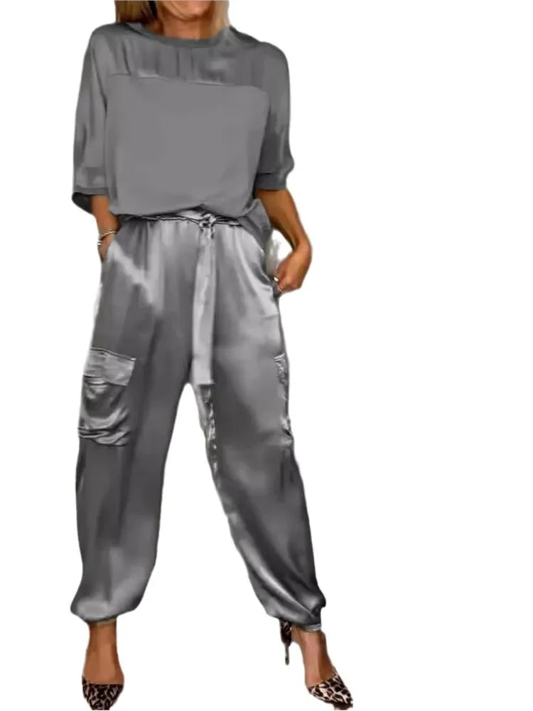 Evelina - Elegantti Satina Vapaa-aika