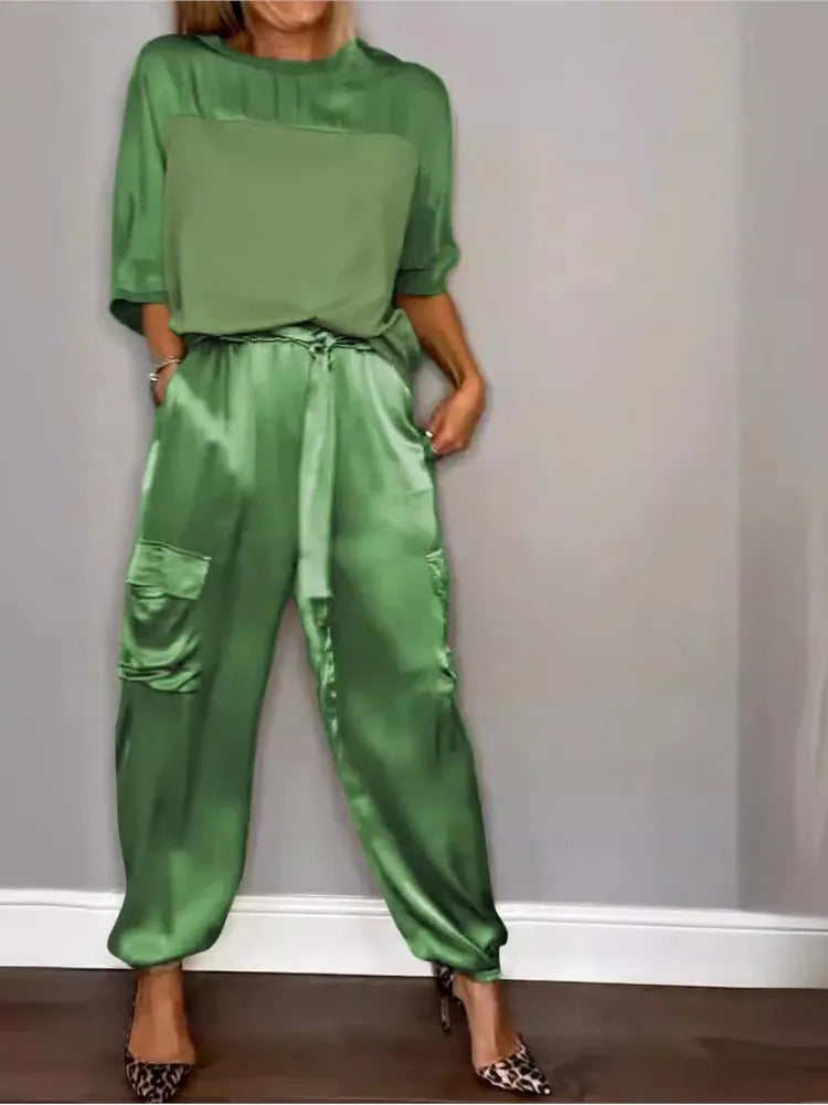 Evelina - Elegantti Satina Vapaa-aika