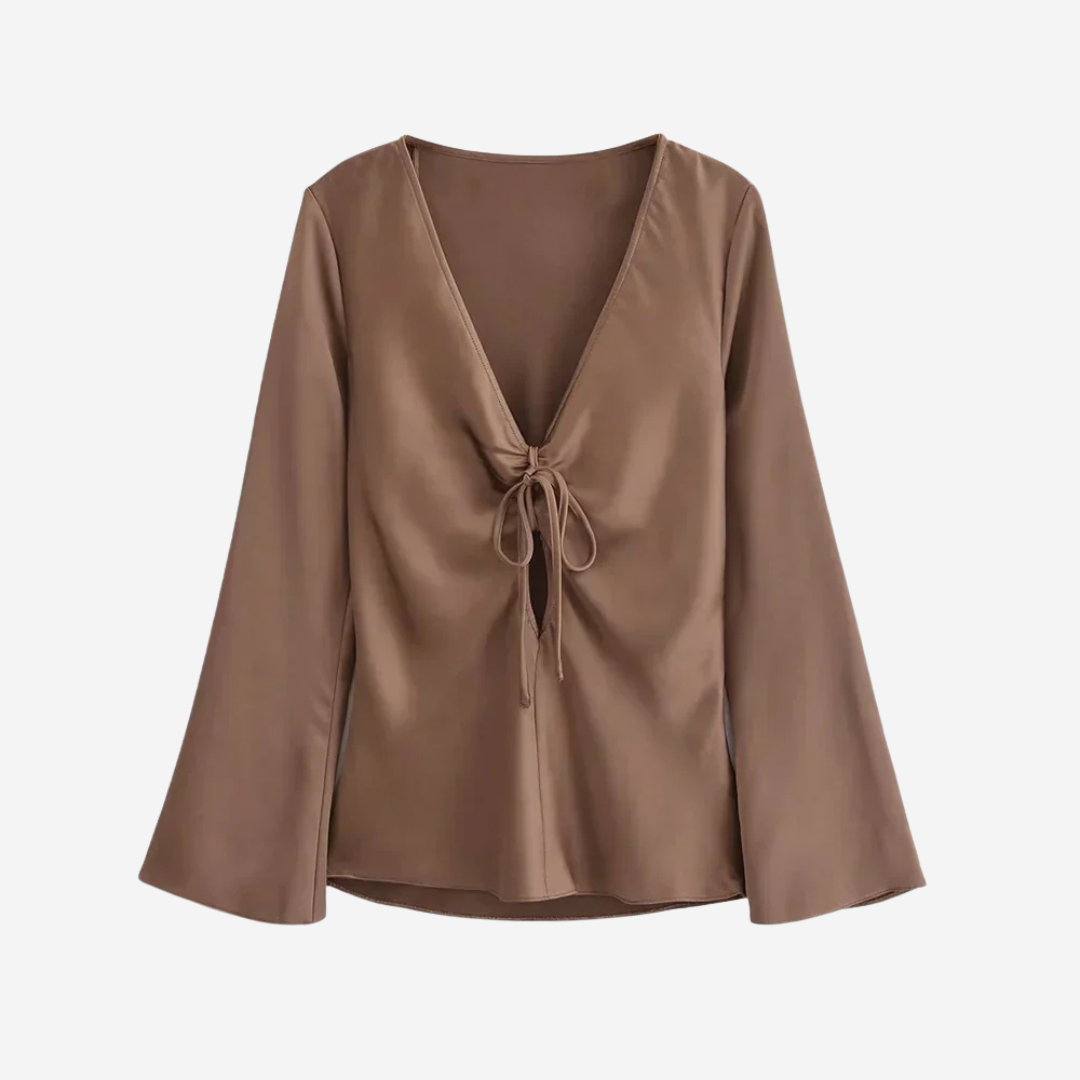 Livsson | V-kaula-aukkoinen toppi